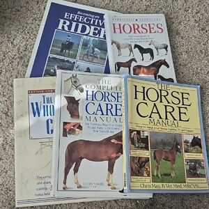 Vintage Equestrian Book Collection - Set of 5